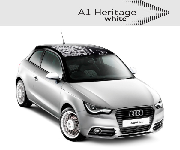 AUDI A1 HERITAGE WHITE